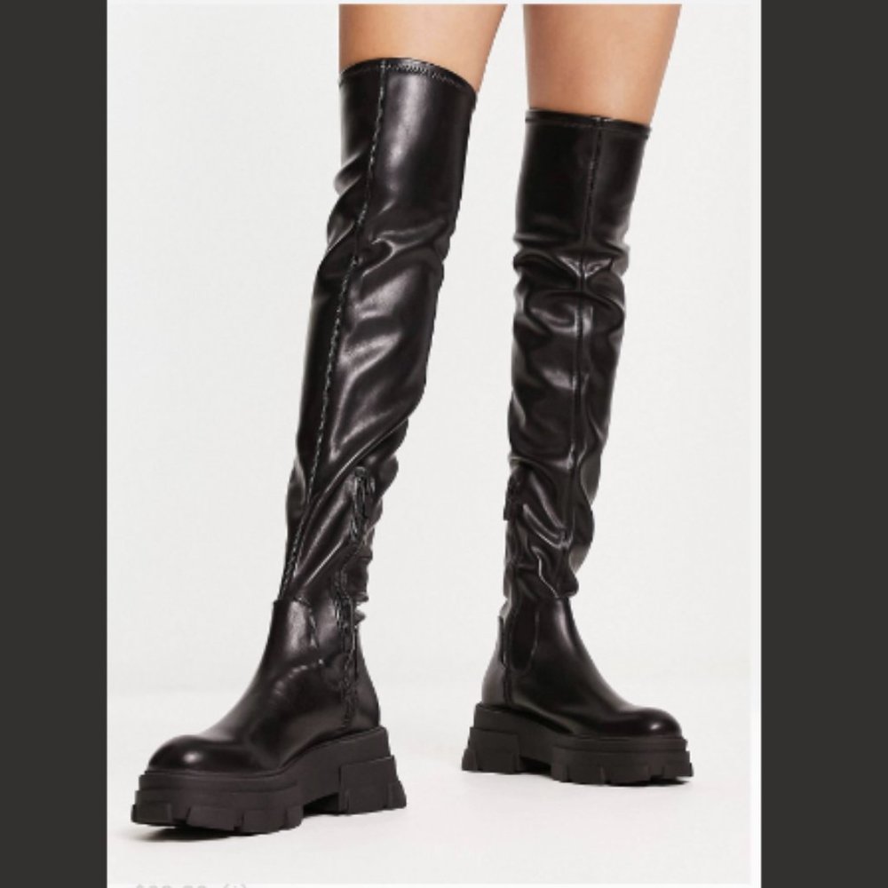 Chunky Over Knee Boot